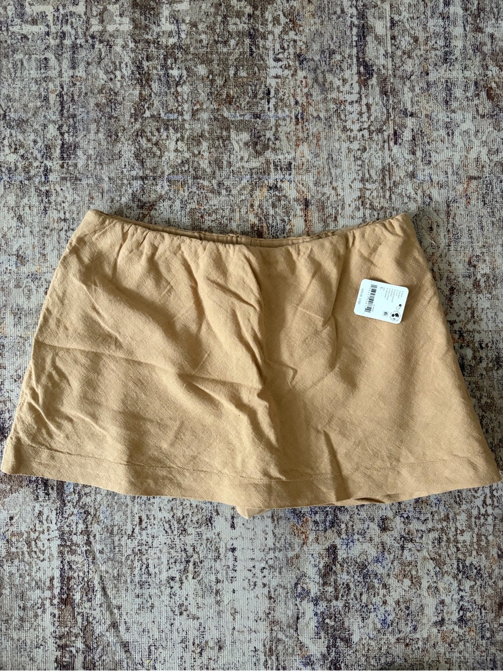 Free People Linen Mini Skirt size Large